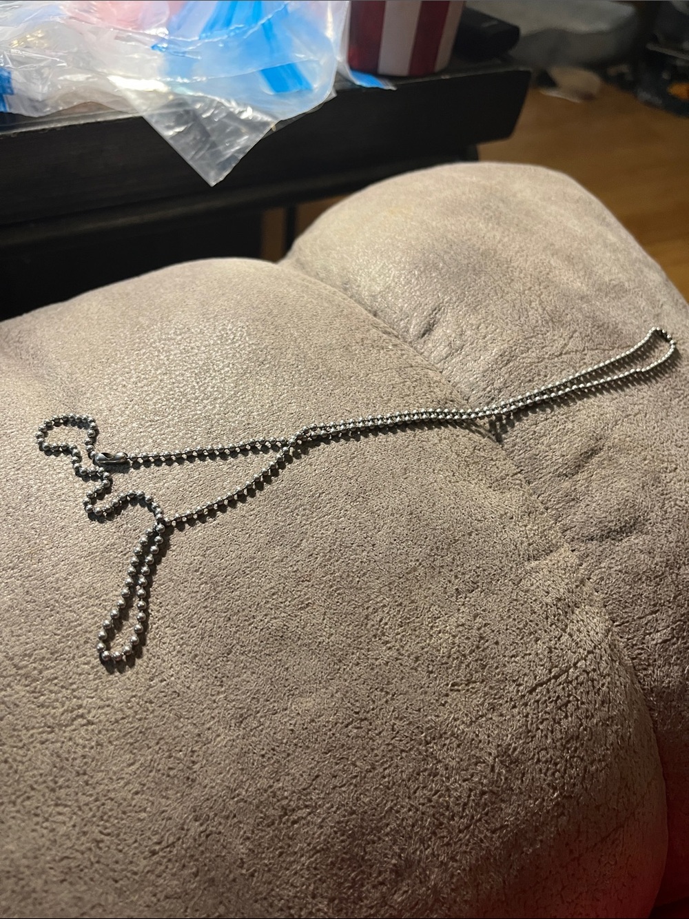 Silver Ball Chain Necklace 1878